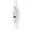 Nedis PEBL120CWT1 elektrische Einzel-Unterbettdecke, 150 x 80 cm