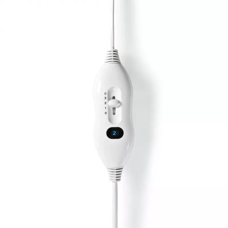 Nedis PEBL120CWT1 elektrische Einzel-Unterbettdecke, 150 x 80 cm