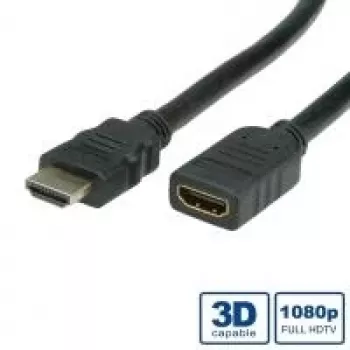 HDMI High Speed Kabel + Ethernet VALUE 1 m