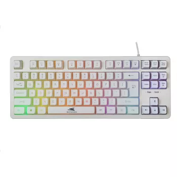 Mechanische Tastatur Baracuda Krill White KRILL-W — kompaktes Layout, USB-Anschluss