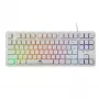 Mechanische Tastatur Baracuda Krill White KRILL-W — kompaktes Layout, USB-Anschluss