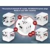 Reise-Netzteil GEMBIRD TPA-1A2C20-01-W — 20 W, USB-A (18 W) + 2× USB-C (20 W), Stecker Typ E, weiß