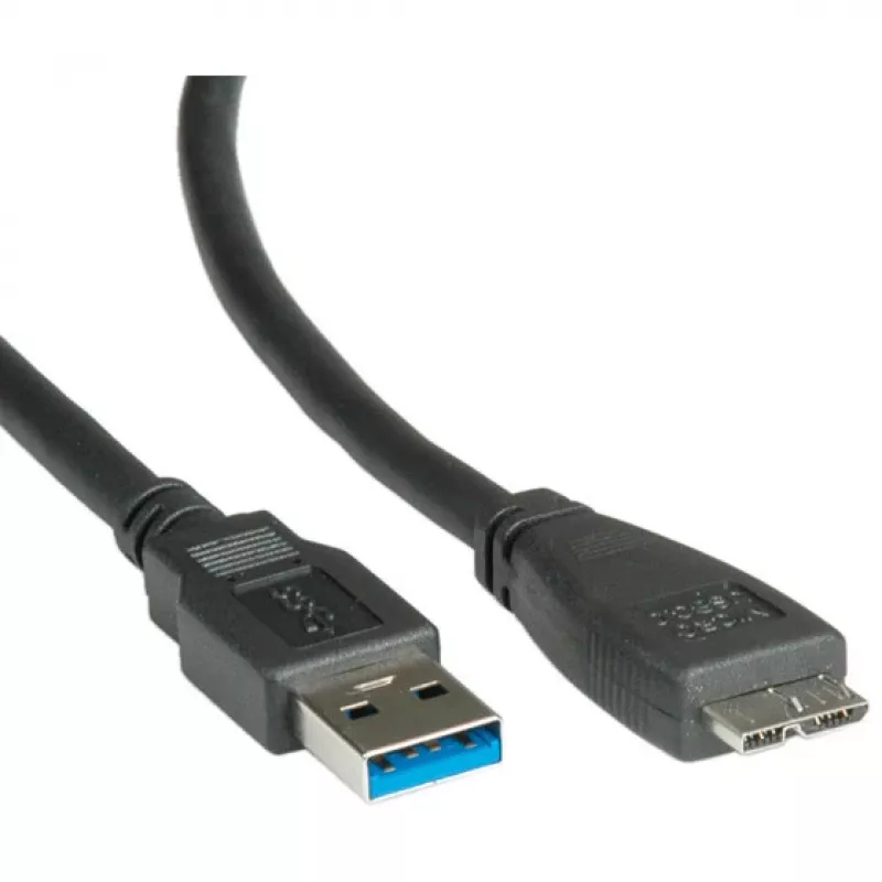 ROLINE USB-Kabel - Micro-USB Typ B (M) auf USB Typ A (M)