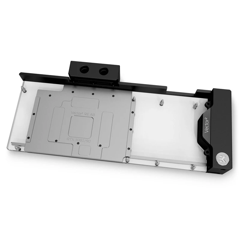 Water block EK Water Blocks Nickel Perspex Schwarz Grau