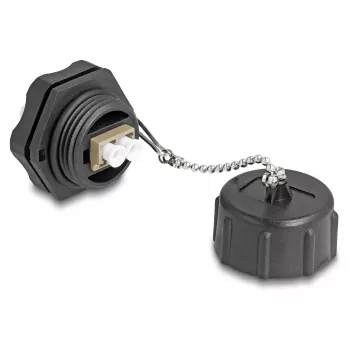 DeLOCK Glasfaseranschluss LC Duplex zu LC Duplex Multimode IP68