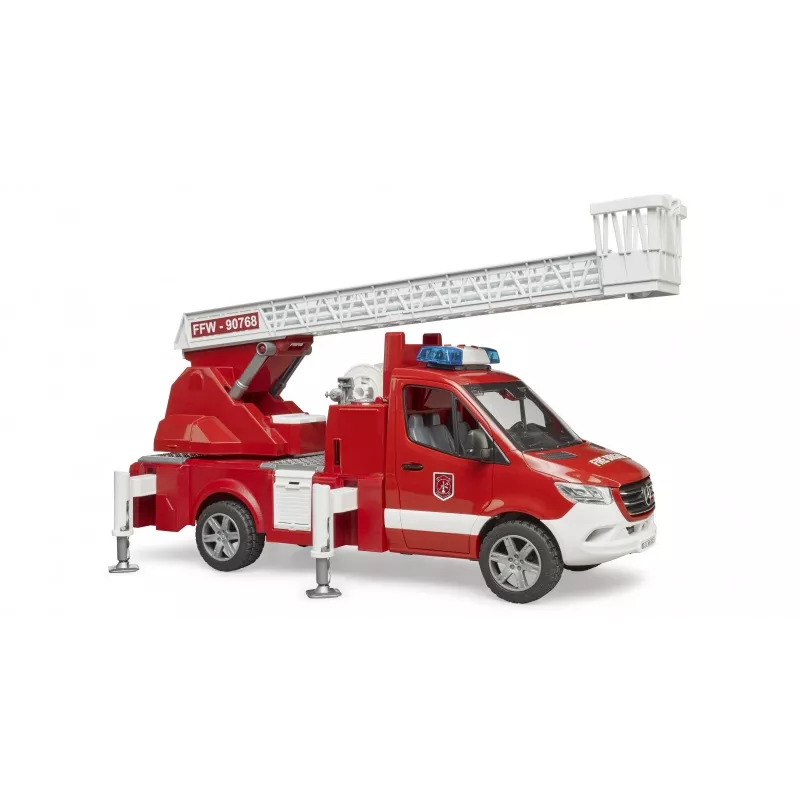 Feuerwehrauto BRUDER 02673 Rot Weiß ABS-Kunststoff 4 Jahre