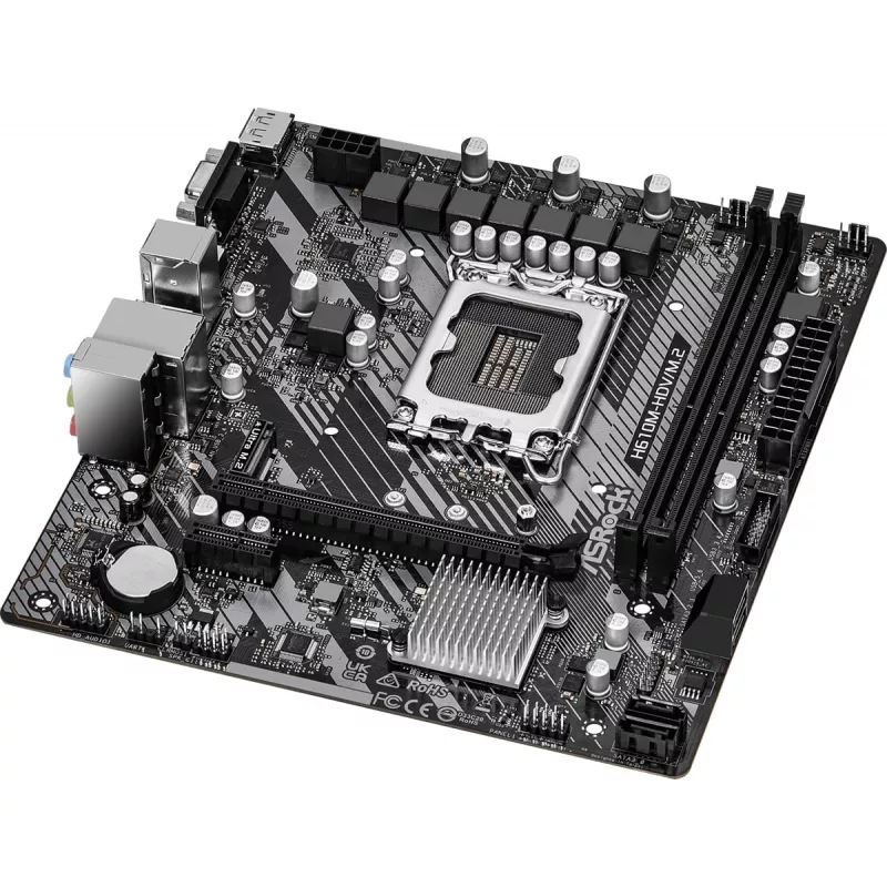 ASRock H610M-HDV/M.2 R2.0 LGA1700 DDR4 Micro-ATX Motherboard