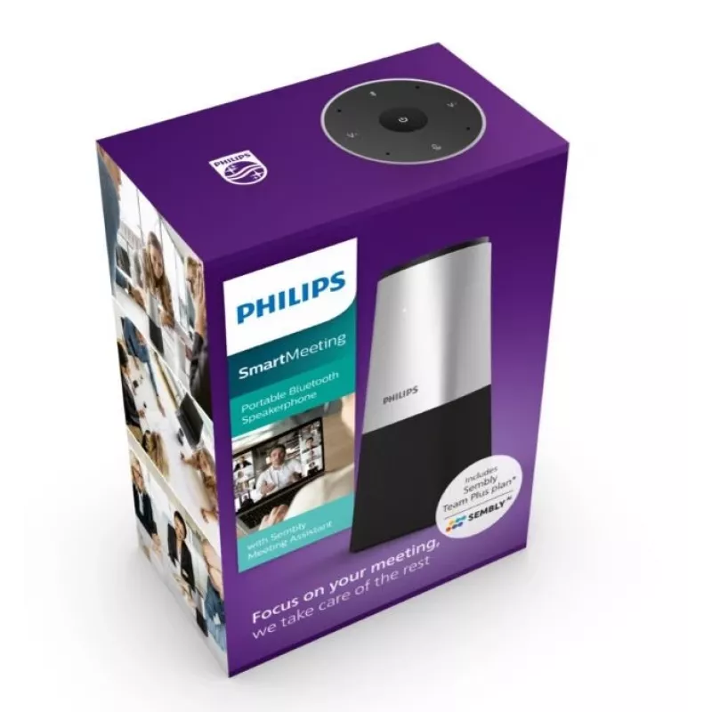 Philips PSE0540 Bluetooth-Konferenzlautsprecher Schwarz, Grau 5.0