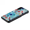 Schutzhülle iKins für iPhone XR – Schwarz Poppin Rock Design