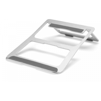 One for All DM 0050 Tragbarer verstellbarer Laptopständer aus Aluminium – faltbar, leicht, höhenverstellbar
