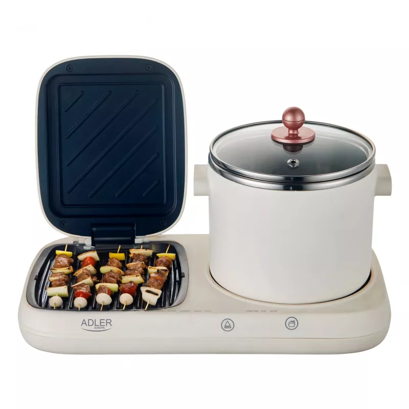 Adler 2-in-1 Frühstücksstation | AD 6421 | 1320 W | 1 L | Anzahl der Programme 1