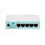 Mikrotik RB750GR3 kabelgebundener Router Gigabit Ethernet Türkis, Weiß