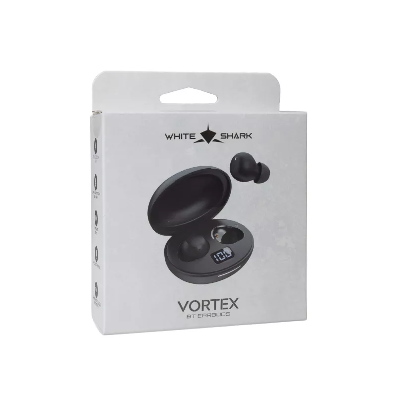 Kabellose Ohrhörer White Shark GEB-TWS-02 Vortex Schwarz
