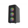 Case Fury Shobo SH4F mit RGB-Fenster und 4 Lüftern MIDI Computer PC