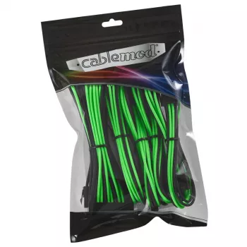 Kabelverlängerungsset CableMod CM-CAB-CKIT-N86KKLG-R — 8+6-Pin-Stromverlängerungen, Schwarz/Grün