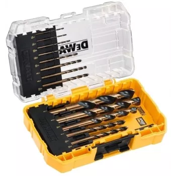 Bohrer-Set 14-tlg. Schwarz/Gold