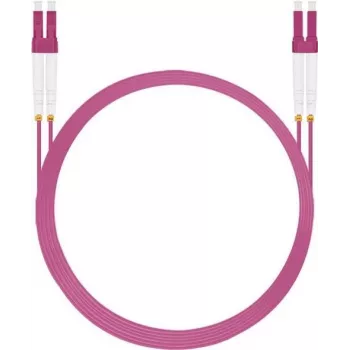 Patchkabel helos LC Multi-Mode 1,5 m — Duplex-Glasfaserkabel, LC-Stecker