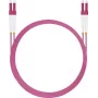 Patchkabel helos LC Multi-Mode 1,5 m — Duplex-Glasfaserkabel, LC-Stecker