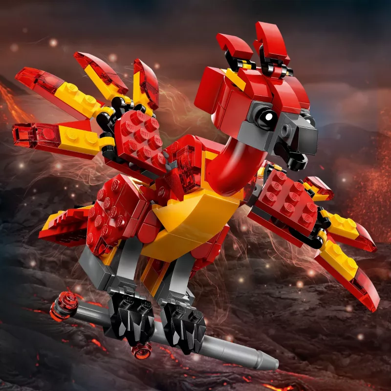LEGO baubarer Fawkes – Dumbledores Phönix-Modell 76448, 299 Teile, 160 mm Höhe, Alter 8+