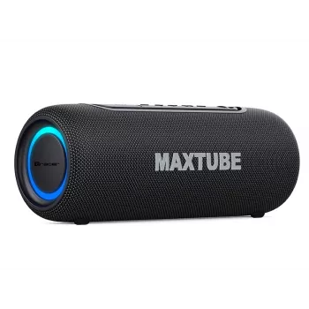 Lautsprecher TRACER MaxTube 20W TWS Bluetooth, schwarz — tragbarer kabelloser Sound, Stereoklang