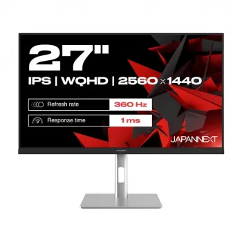 JAPANNEXT JN-I270WQHD300F-HSP Computerbildschirm 68,6 cm (27 Zoll) 2560 x 1440 Pixel Wide Quad HD LED Grau
