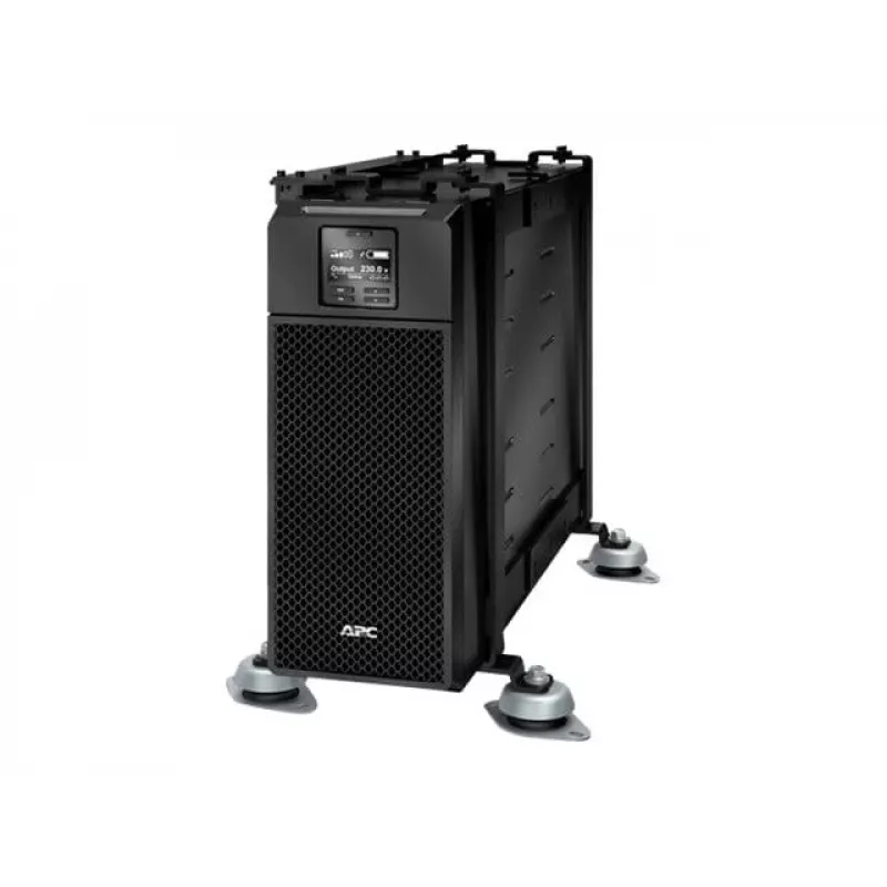 APC Smart-UPS On-Line, 6kVA/6kW, Rackmount 4U, 230V, 6x C13+4x C19 IEC-Ausgänge, Netzwerkkarte+SmartSlot, verlängerte Laufzeit, mit Schienenkit, Marine