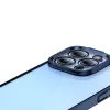 Schutzhülle Baseus für iPhone 14 Pro – transparent glitzernd blau