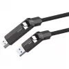 USB4 HDMI-Kabel 4smarts ComboCord 240W 1,5 m – USB4 auf HDMI, 240W Stromversorgung, 1,5 m Länge