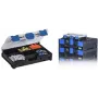Aufbewahrungsbox allit EuroPlus MetaBox mini 63 — Polypropylen, schwarz/blau, mit herausnehmbaren Trennwänden