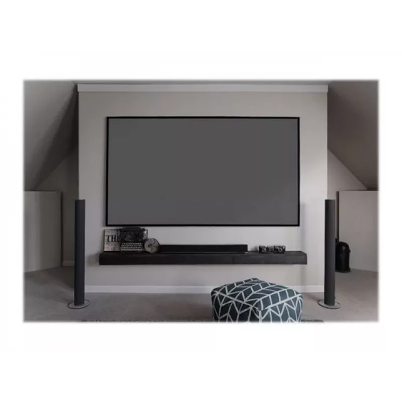 Elite Screens | Fixed Frame Projektionsleinwand | AR120DHD3 | Diagonale 120 Zoll | 16:9 | Schwarz