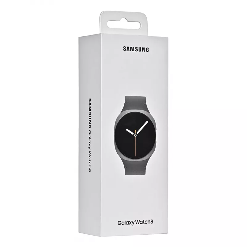 Samsung Galaxy Watch 8 3,81 cm (1,5 Zoll) AMOLED 44 mm Digital 480 x 480 Pixel Touchscreen Graphite Wi-Fi GPS (Satellit)