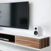 Tragbarer Lautsprecher Laudberg XS1W Regallautsprecher 2.0 Weiß