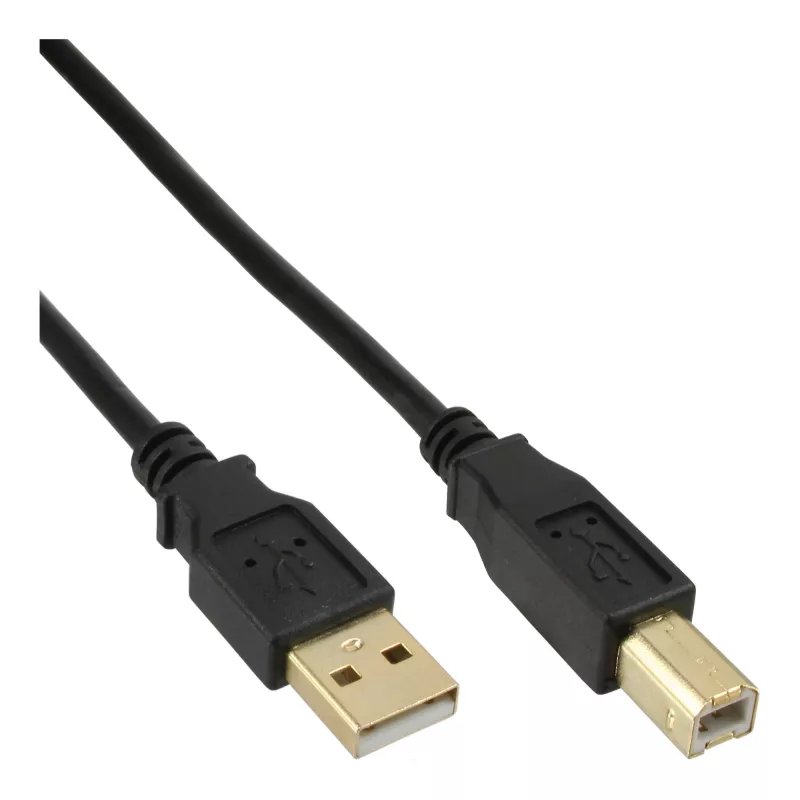 Microconnect USBAB5G USB-Kabel USB 2.0 5 m USB A USB B Schwarz