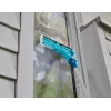 Fensterwischer Leifheit 51120 mit 28 cm Edelstahlblatt und türkisfarbenem Griff