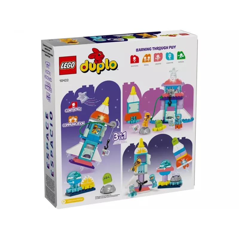 LEGO DUPLO 3in1 Space Shuttle Adventure Rocket Toy 10422