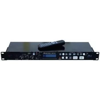Mediaplayer Omnitronic DMP-102, 19-Zoll-Rack USB- und SD-Wiedergabe