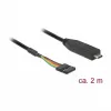 Serielles Kabel DeLOCK 63947 USB 2.0 Type-C 2 m