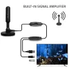 TV-Antenne QOLTEC DVB-T2 28 dBi mit Signalverstärker, Innen-/Außenempfang
