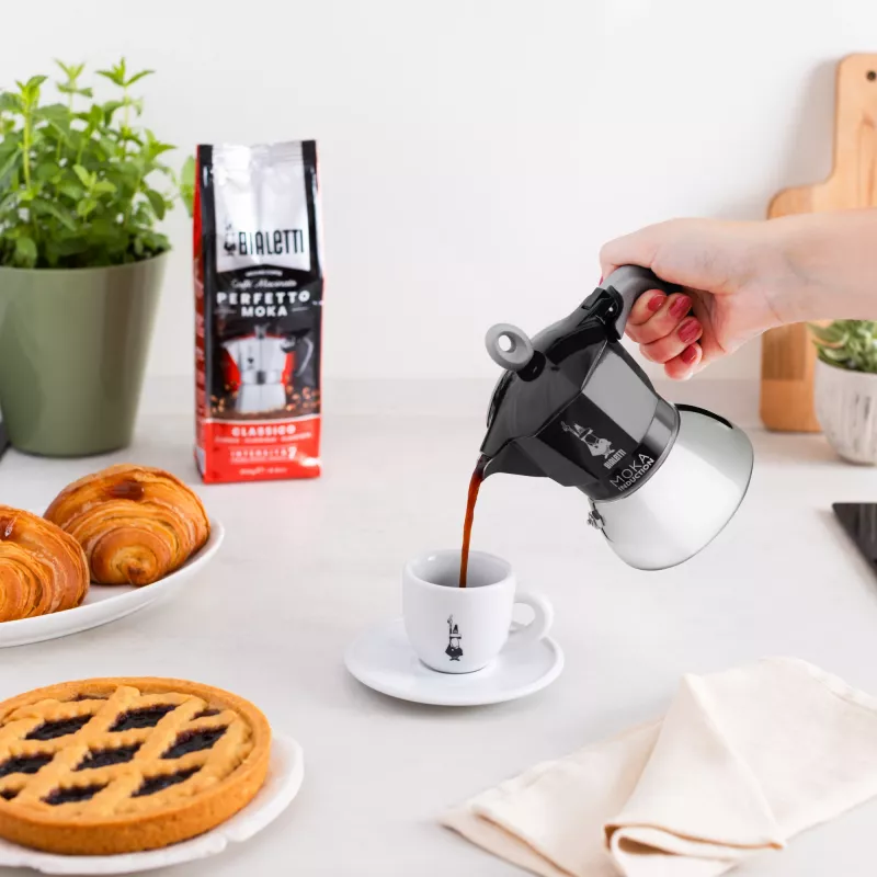 Bialetti Moka Induction Moka-Kanne 2 Tassen