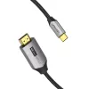 Vention USB-C-zu-HDMI-Kabel CRBBH – 2 m, 4K@60Hz, schwarz, USB-C zu HDMI