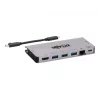 USB-C Dock - 4K HDMI, USB 3.2 Gen 1, USB-A Hub, GbE, Speicherkarte, 100W PD-Ladung, abnehmbares Kabel U442-DOCK5D-GY