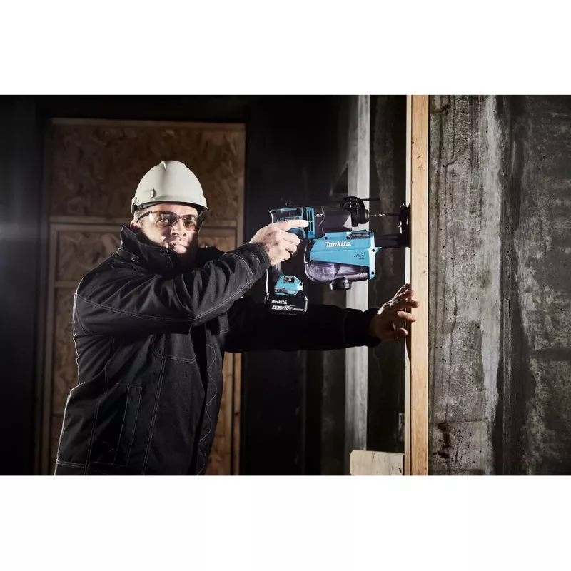 Akku-Kombihammer DHR182ZU, 18Volt, Bohrhammer Blau/Schwarz, Bluetooth, ohne Akku und Ladegerät
