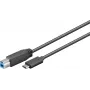 Wentronic Goobay USB 3.0 SuperSpeed-Kabel > USB-C™, 1 m - USB 3.0-Stecker (Typ B) > USB-C-Stecker (67986)
