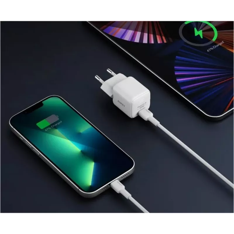 Wandladegerät PA-B1L Weiß Omnia II Mini 1xUSB-C PowerDelivery 30W 5A
