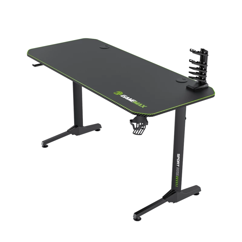 Schreibtisch GameMax D140-CARBON — Gaming-/Büroschreibtisch, Nettogewicht 20,5 kg, Bruttomaße 125×795×682 mm