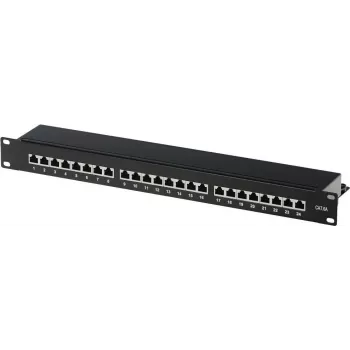 Patchpanel helos 146868 — Rackmount RJ-45 24 Ports