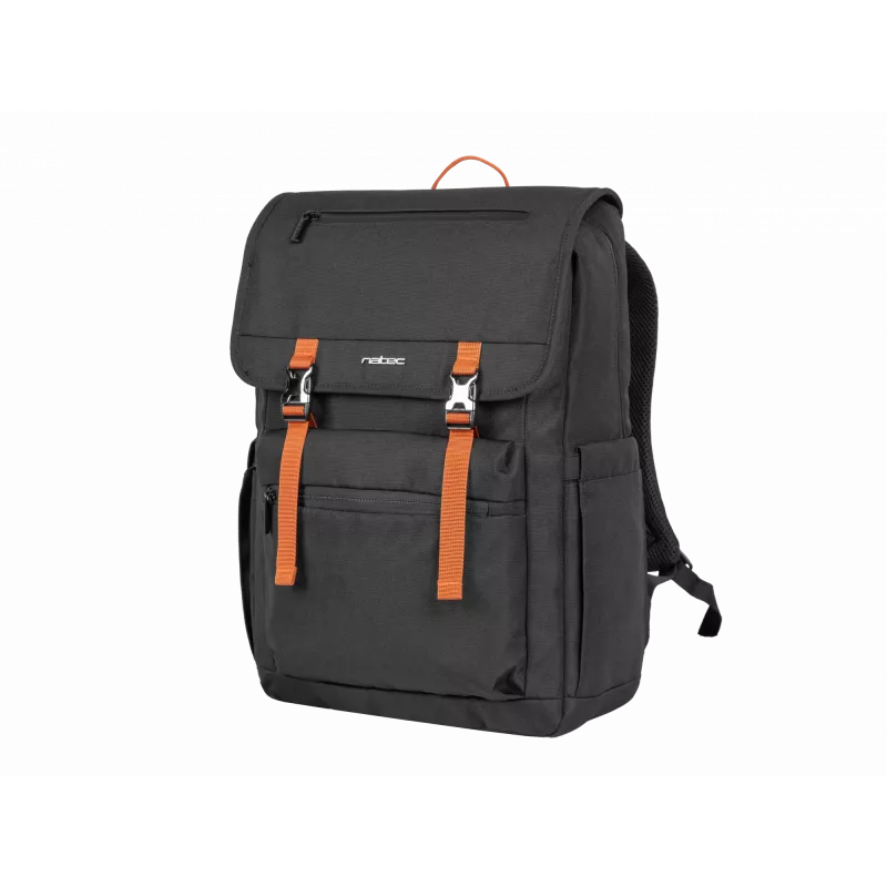 NATEC Niala Ginger Orange 39,6 cm (15,6) Rucksack Schwarz