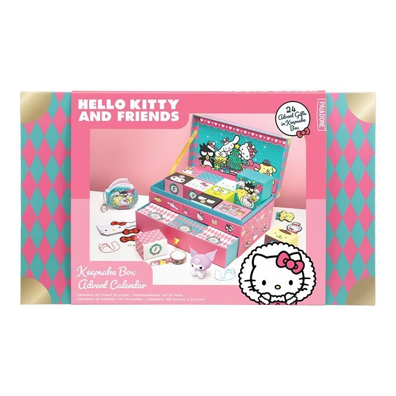 Aufbewahrungsbox-Adventskalender Paladone Hello Kitty Modell PP15340HKF