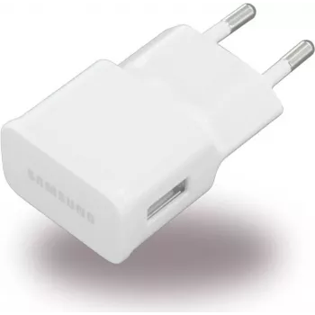 Samsung - ETAOU83EWE / 81EWE - Ladegerät / Adapter - USB - 1000mA - Weiß BULK (ETAOU83EWE / 81EWE)