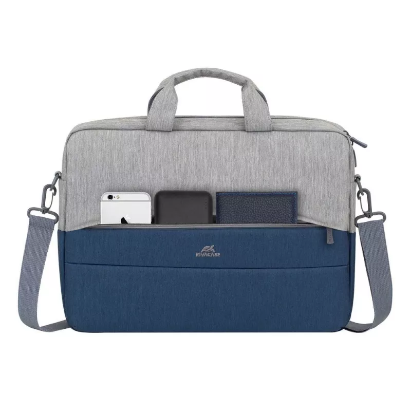 Rivacase 7532 39,6 cm (15.6) Aktentasche Blau, Grau